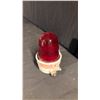 Image 2 : RED FIRE WARNING LAMP ASSEMBLY 8" H