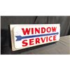 Image 1 : WINDOW SERVICE ILLUMINATED SIGN W30" X H12"