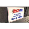 Image 1 : AMSOIL SYNTHETIC MOTOR OILS METAL SIGN W36" X H24"