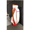 Image 2 : SHELL GOLF BAG ORIGINAL BAG 1ST PRIZE IN GOLF TOUR, OVER 30 YRS OLD, NEVER OUT OF PLASTIC