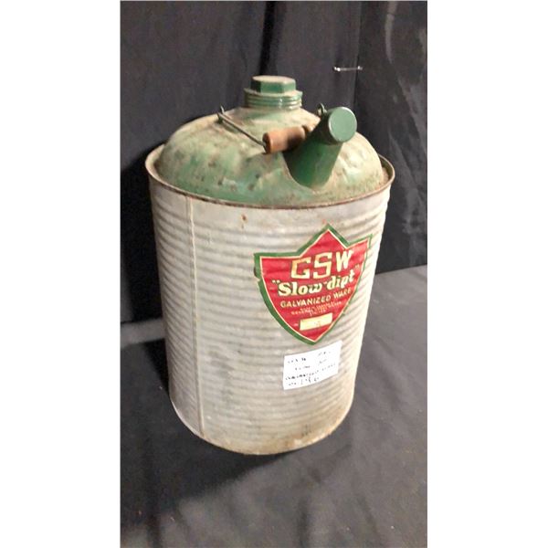 GSW PAIL SLOW-DIPT GALVANIZED WARE H17"