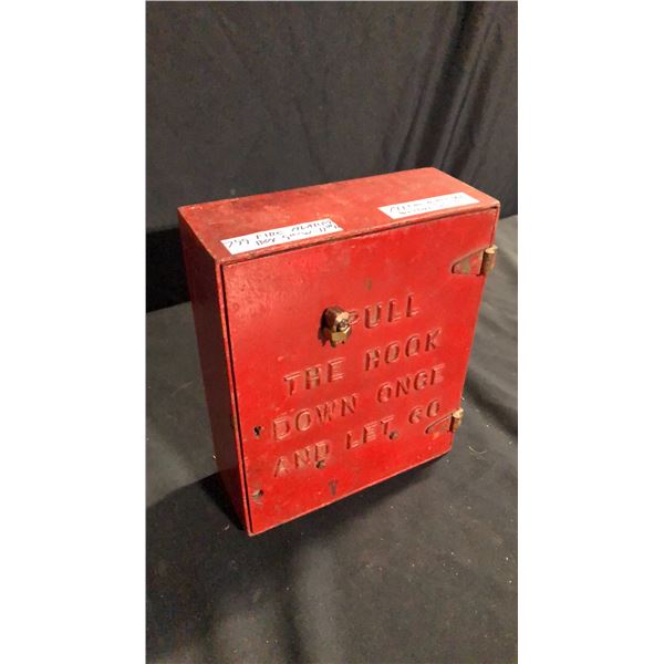 FIRE ALARM BOX W9" X H11" WEIGHT 25 LBS