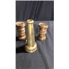 Image 4 : 3 FIRE HOSE BRASS NOZZLES