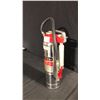 Image 2 : FYR FYTER FULLY CHARGED FIRE EXTINGUISHER STAINLESS STEEL WEIGHT 45 LBS H25"