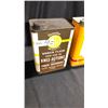 Image 2 : 3 US GALLON CANS 2 W/ CONTENTS INCLUDES SHELL LATA OIL, DONAX H AND EIS SHOCK OIL