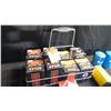 Image 2 : 8 POCKET WIRE RACK WITH ASSORTED 12 OIL FILTERS