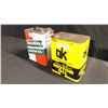 Image 2 : STANDBY AND OK 2 US GAL MOTOR OIL EMPTY CANS
