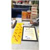 Image 1 : SHELL LUBRICATION CERTIFICATE, SHELL 7 DIFFERENT MAPS W/ RACKS AND SHELL RADIATOR COVER