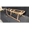 Image 2 : WOODEN SLED 100 YRS OLD L40" X H16"
