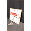 Image 2 : FIRESTONE ILLUMINATED CLOCK MEMORABILIA 16" X 16"