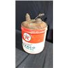 Image 2 : TEXACO 5 US GAL MOTOR OIL EMPTY CAN H16"