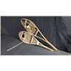Image 2 : WOODEN PAIR OF SNOWSHOES D48" X W13"