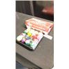 Image 1 : COMPLETE 8 BALL SET 16 POOL BALLS AND BOX OF 22 SNOOKER BALLS HIGH GRADE ENGLISH BOX 13" WIDE