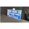 Image 2 : "JOIN OUR DJ" SIGN W28" X H14"