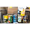Image 1 : 12 ASSORTED 1.14 LITRE EMPTY MOTOR OIL CANS INCL UFA, SHELL, CO-OP, QUAKER STATE, IH AND KENDALL