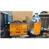Image 1 : SHELL ONE IMPERIAL GALLON TIN AND MAXIM OIL 35 ONE US GALLON - EMPTY CONTAINERS