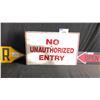 Image 3 : "NO UNAUTHORIZED ENTRY", "DETOUR" DOUBLE-SIDED AND "OPEN HOUSE" SIGNS