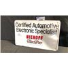 Image 2 : NIEHOFF ULTRA PRO, CERTIFIED AUTOMOTIVE ELECTRONICS SPECIALIST METAL SIGN W24" X H15"