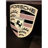 Image 2 : PORSCHE DEALERSHIP CREST SIGN. 39" HIGH X 30" WIDE. 3MM VACUUM FORMED ACRYLIC.