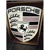 Image 4 : PORSCHE DEALERSHIP CREST SIGN. 39" HIGH X 30" WIDE. 3MM VACUUM FORMED ACRYLIC.