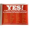 Image 1 : I Never Sang for My Father 1970 vintage movie poster