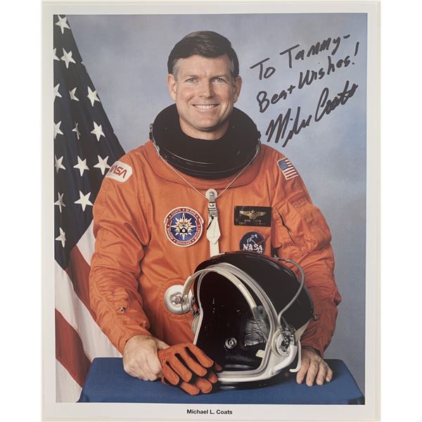 Astronaut Mike Coats signed photo