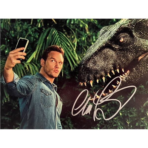 Jurassic World Chris Pratt signed photo