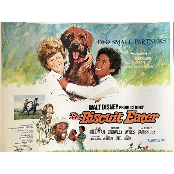 The Biscuit Eater 1972 vintage movie poster