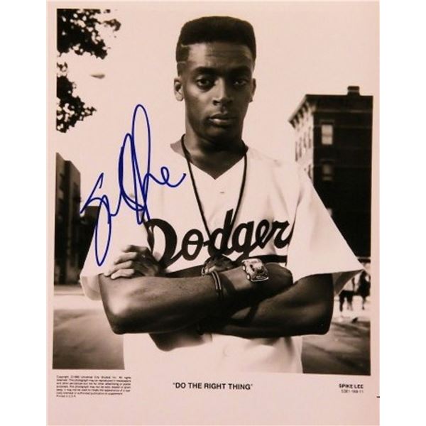 Spike Lee signed Do The Right Thing promo photo