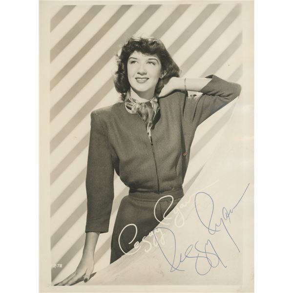 Peggy Ryan signed photo