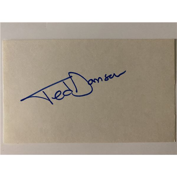 Cheers Ted Danson signature cut. GFA Authenticated