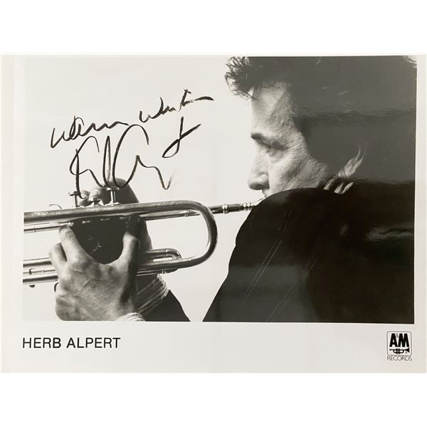 Herb Alpert signed photo
