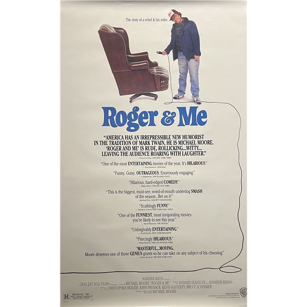 Roger & Me 1989 original movie poster