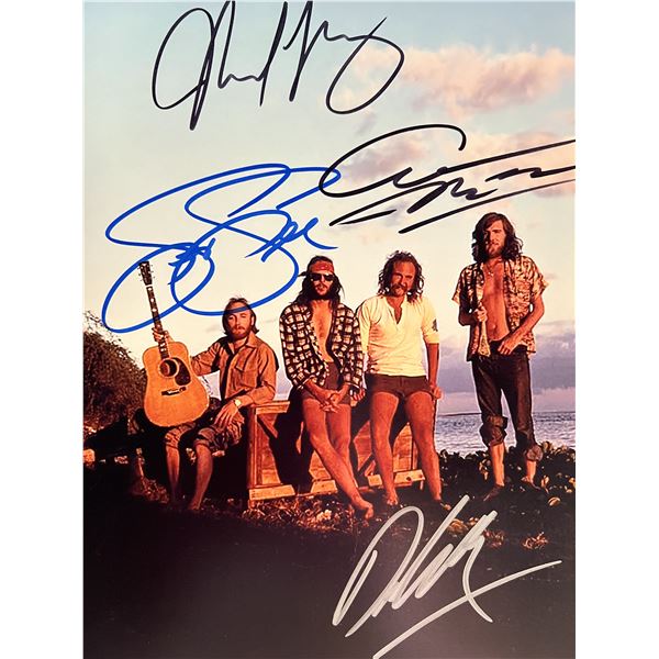 Crosby, Stills, Nash & Young band signed photo