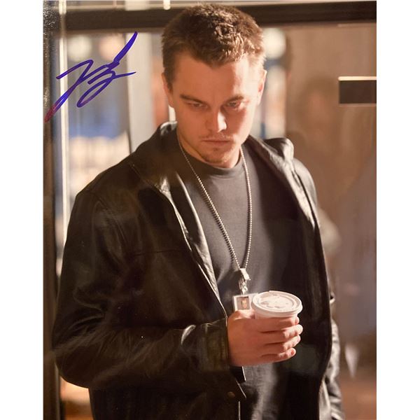 Leonardo DiCaprio signed "The Departed" movie photo