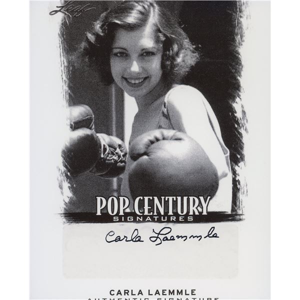 Carla Laemmle signed photo