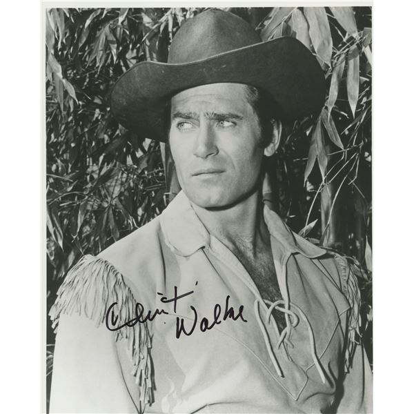 Clint Walker signed photo