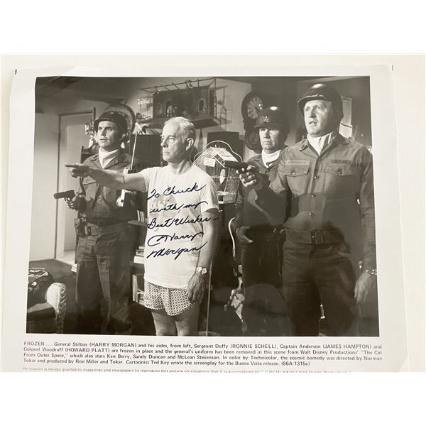 MASH star Harry Morgan signed photo