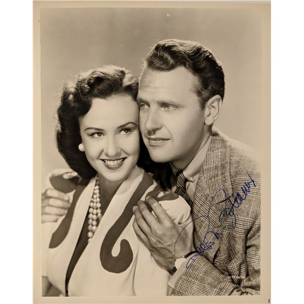 Ralph Belamy signed photo