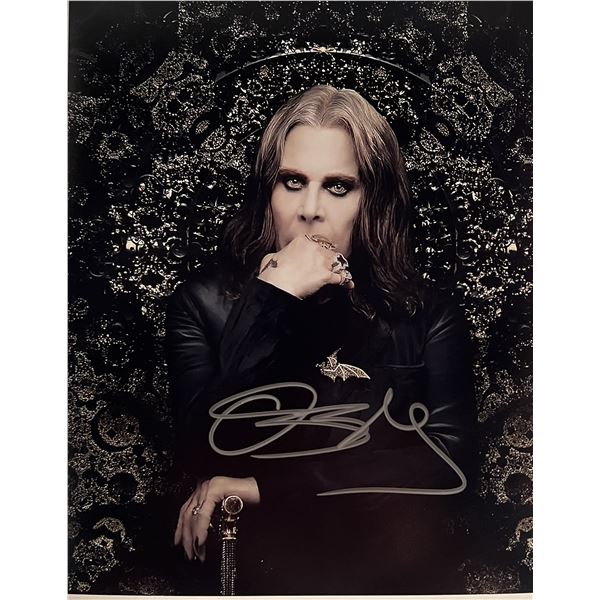 Black Sabbath Ozzy Osbourne signed photo