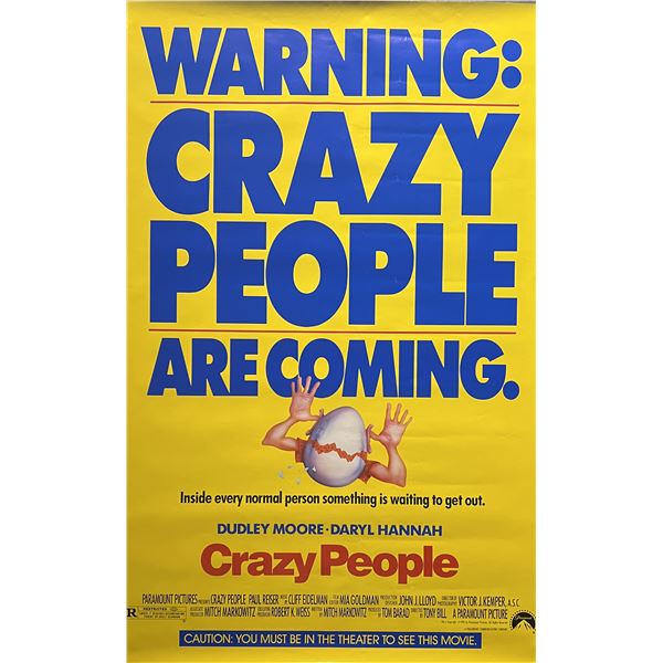 Crazy People 1990 original movie poster