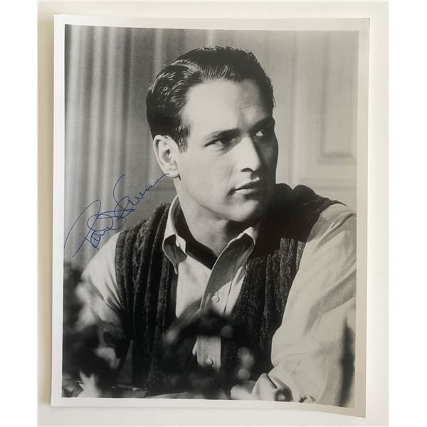 Paul Newman signed photo
