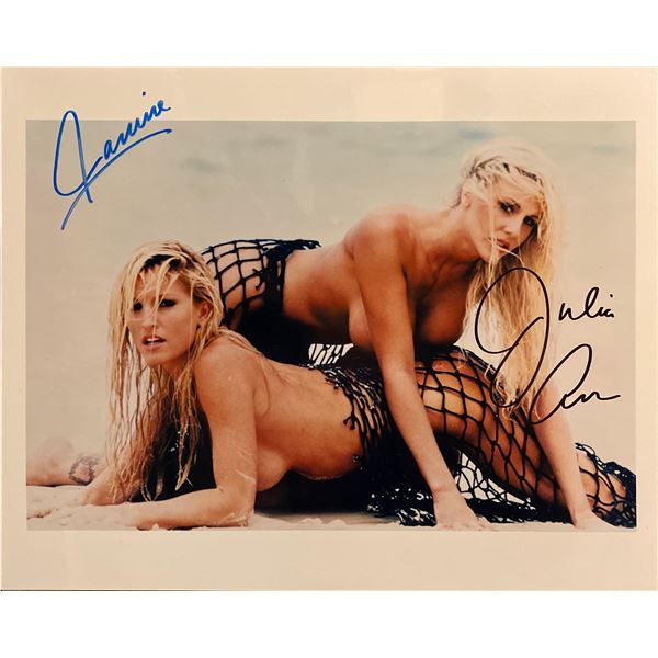 Blondage Janine and Julia Ann signed photo