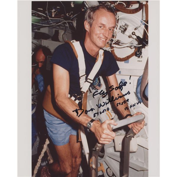 NASA Don Williams signed photo