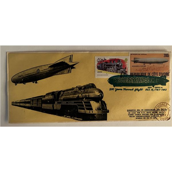 1983 Train FDC