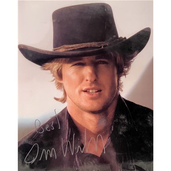 Owen Wilson facsimile signed photo