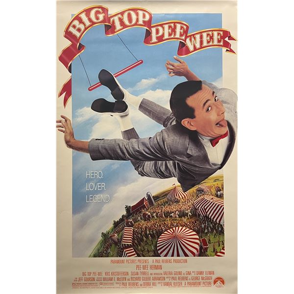 Big Top Pee Wee original movie poster