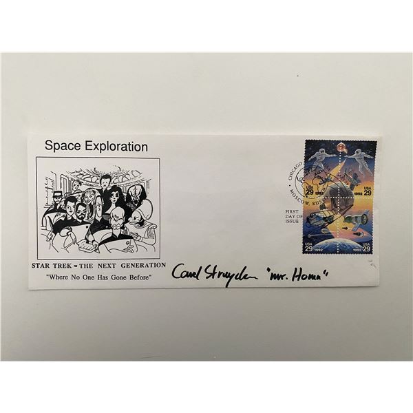 Star Trek: The Next Generation Carel Struycken signed cover