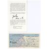 Image 1 : Jim Irwin signed check and High Flight Foundation pamphlet