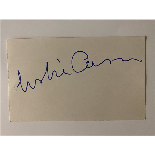 Leslie Caron signature cut